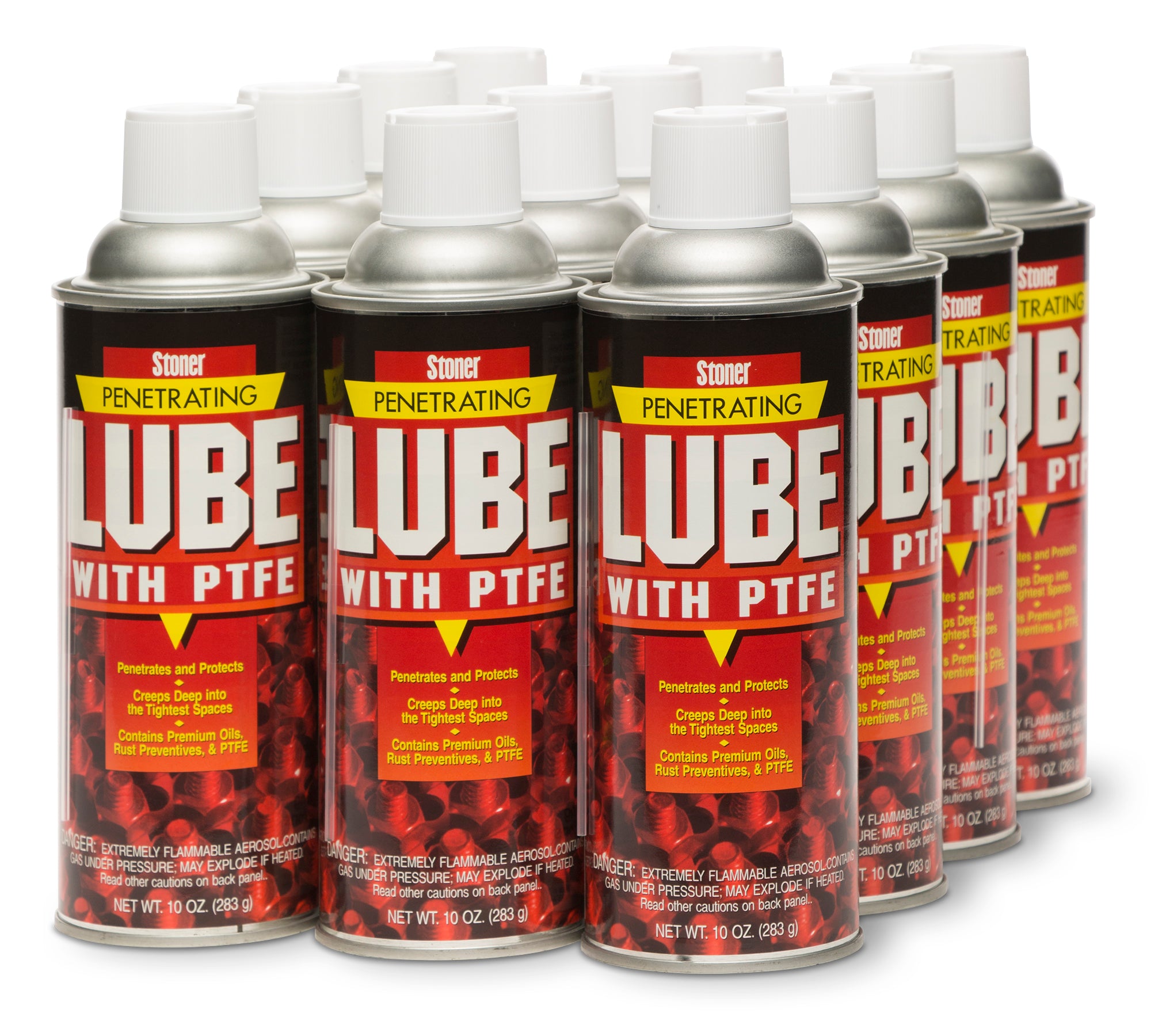 PTFE SHIELD, Penetrating Lubricant With PTFE - 15 Oz Can - Action