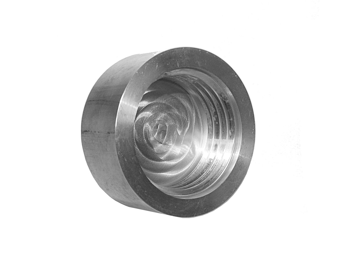 Machined and Threaded Aluminum Cap, 1-3/4