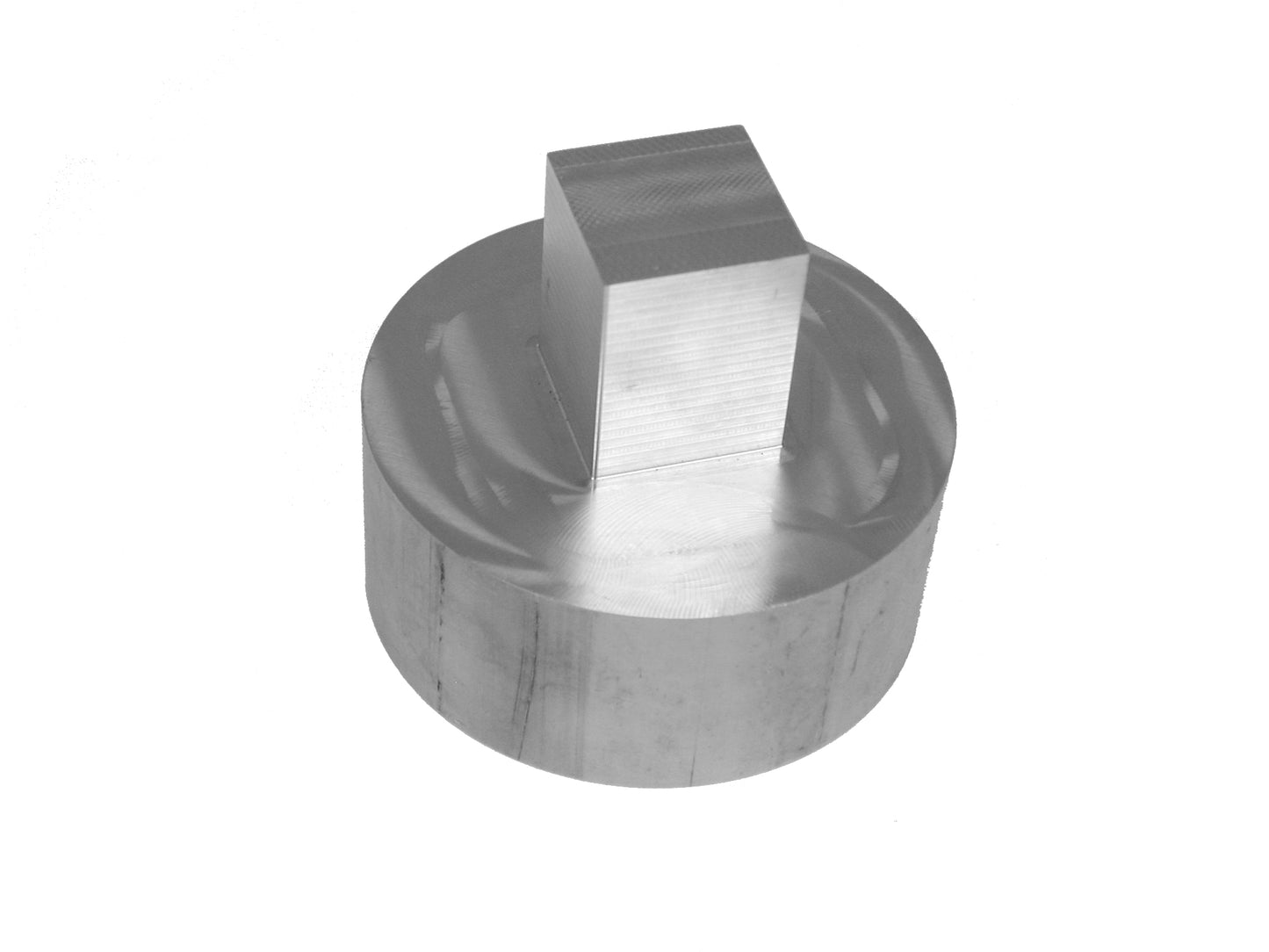 Machined and Threaded Aluminum Cap, 1-3/4