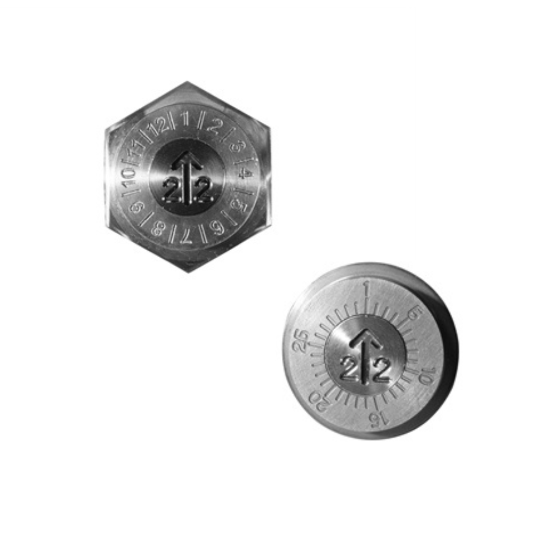 Rectangular Date Code Date Codes with Arrow Pins - Multiple Options – Rotomart